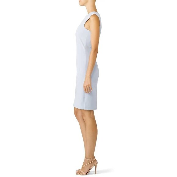Milly Sherry Sleeveless Ruched Mini Dress in Cloud Blue 2 Womens - Picture 3 of 12